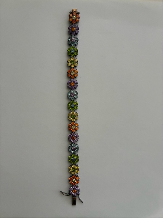 Suzanne Somers Jewelry - Suzanne Somers 925 Sterling Silver Multi Gemstone Bracelet